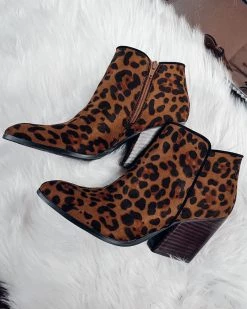 Bar T Boutique Jasmine Leopard Booties