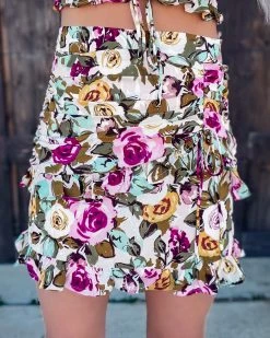 Bar T Boutique LLC Feel The Love Floral Skirt Set What's New! 5 Bar T Boutique LLC Feel The Love Floral Skirt Set What's New!