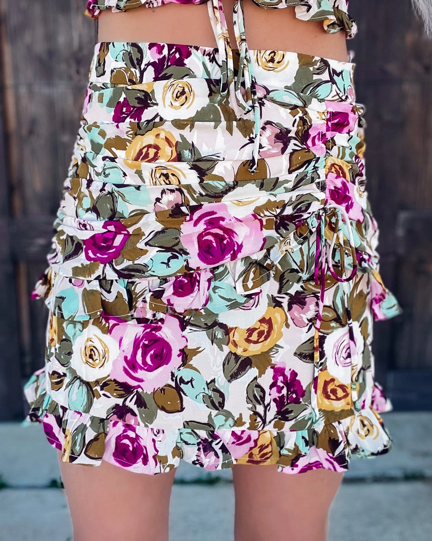 Bar T Boutique LLC Feel The Love Floral Skirt Set What's New! 3 Bar T Boutique LLC Feel The Love Floral Skirt Set What's New!