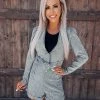 Bar T Boutique LLC What's New! Slay In Class Glitter Blazer Set