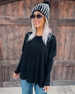 Bar T Boutique Promise Keeper Hi-Lo Sweater - Black What's New!