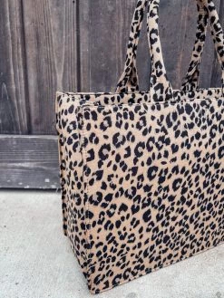 Bar T Boutique LLC What's New! Leo Leopard Tote Bag