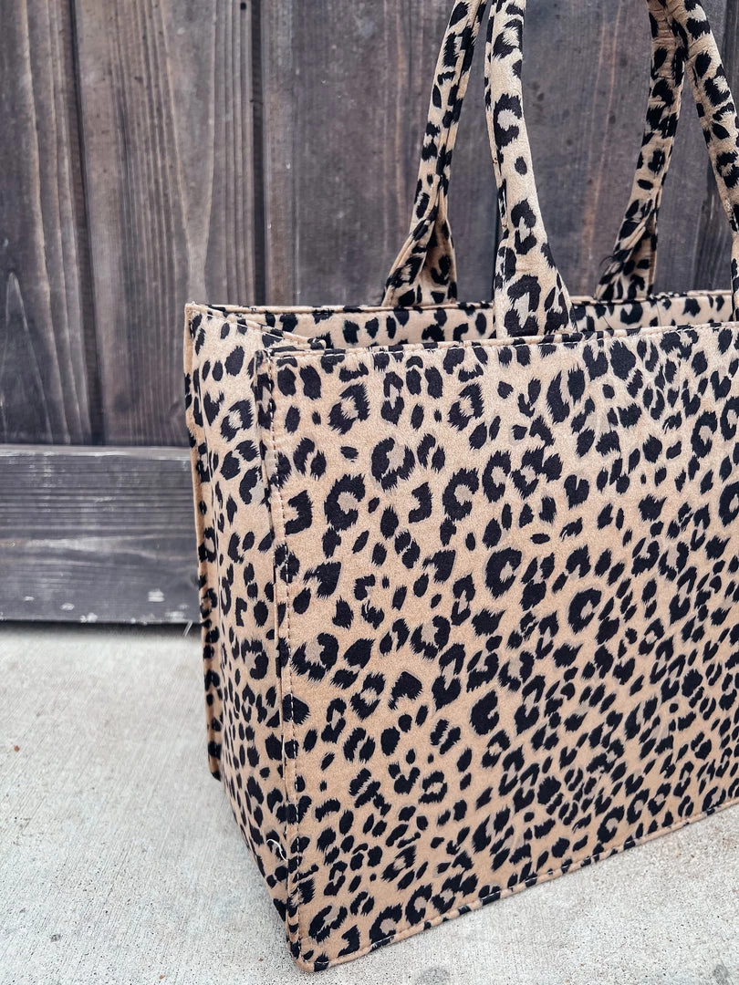 Bar T Boutique LLC What's New! Leo Leopard Tote Bag 2 Bar T Boutique LLC What's New! Leo Leopard Tote Bag