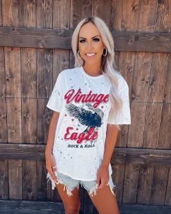 Bar T Boutique LLC What's New! Vintage Eagle Rock & Roll Tee 3 Bar T Boutique LLC What's New! Vintage Eagle Rock & Roll Tee