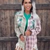 Bar T Boutique LLC Worth The Hype Plaid Button Down - Sage/Pink