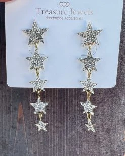 Bar T Boutique LLC What's New! Multi Rain Star Earrings