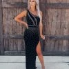 Bar T Boutique LLC What's New! Love All Of Me Rhinestone Maxi Dress - Black
