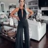 Bar T Boutique LLC Evening Adventure Jumpsuit - Black
