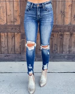 Bar T Boutique What's New! Arizona Distressed Skinny Jeans