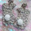 Bar T Boutique LLC What's New! Daisy Beaded Bunny Earrings