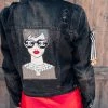 Bar T Boutique LLC What's New! Designer Babe Denim Jacket - Red