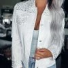 Bar T Boutique LLC Tia Designs Studded Jacket - White What's New!