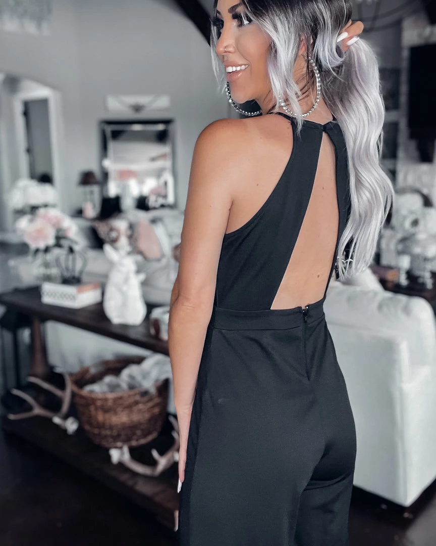Bar T Boutique LLC Evening Adventure Jumpsuit - Black 3 Bar T Boutique LLC Evening Adventure Jumpsuit - Black