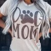 Bar T Boutique LLC Dog Mom Tee - Tan