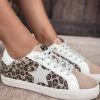 Bar T Boutique LLC VH Brylee Leopard Rhinestone Sneaker