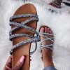 Bar T Boutique What's New! Eliana Bling Sandals - Silver