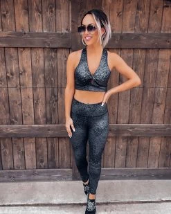 Bar T Boutique Fearless Foil Leggings