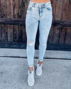 Bar T Boutique LLC What's New! Kennedy High Rise Skinnies - Light