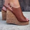 Bar T Boutique LLC What's New! Toplight Wedges - Tan