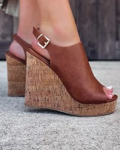 Bar T Boutique LLC What's New! Toplight Wedges - Tan