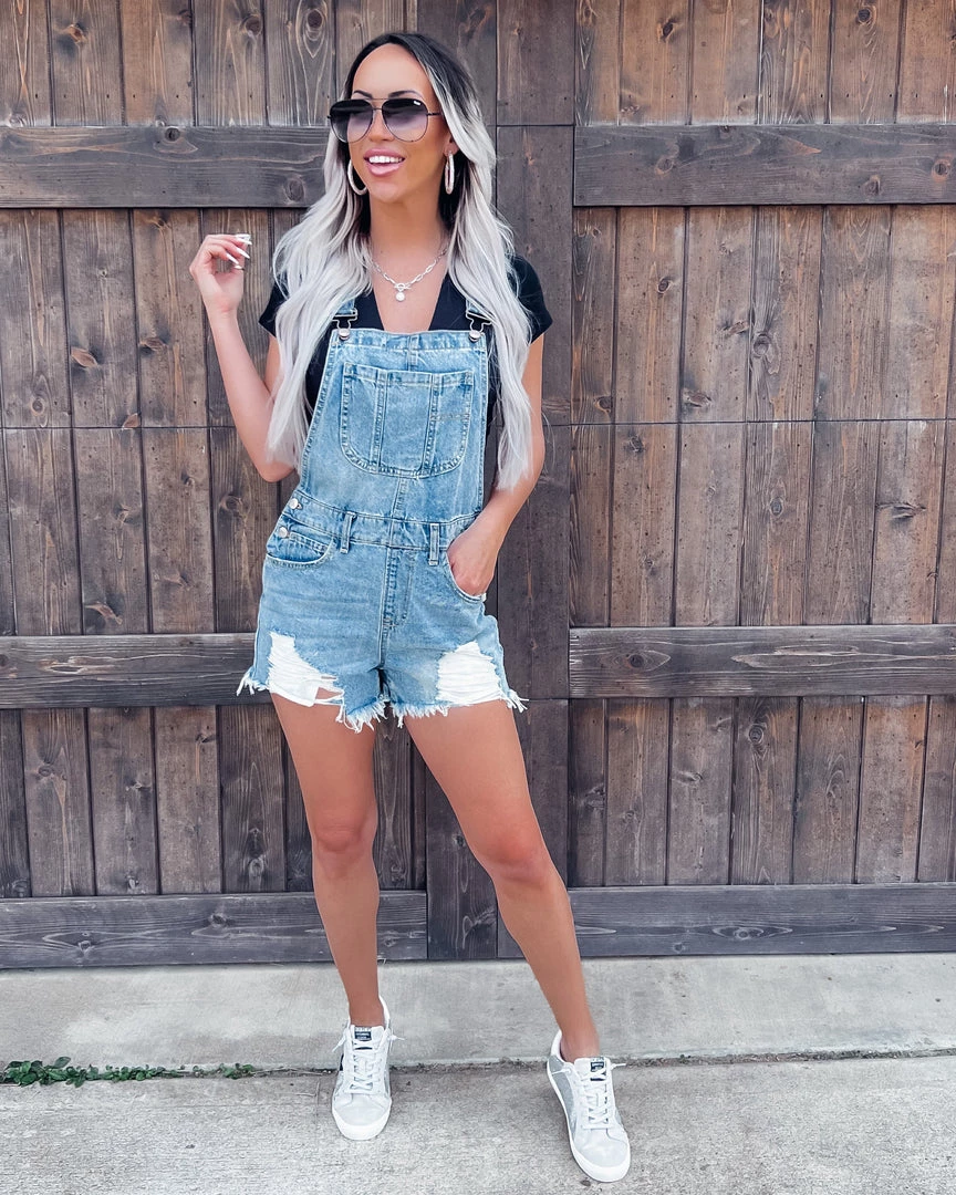 Bar T Boutique LLC Britton Distressed Overalls What's New! 1 Bar T Boutique LLC Britton Distressed Overalls What's New!