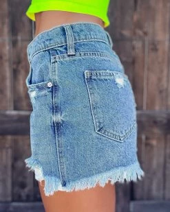 Bar T Boutique LLC Leighton Vintage Distressed Shorts
