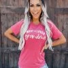 Bar T Boutique LLC What's New! Most Loved Grandma Tee - Raspberry