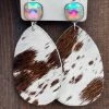 Bar T Boutique Brindle Cow AB Earrings