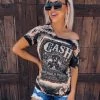 Bar T Boutique Johnny Cash Slouch Tee What's New!