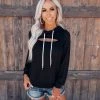 Bar T Boutique Feeling Fresh Cutout Hoodie - Black What's New!