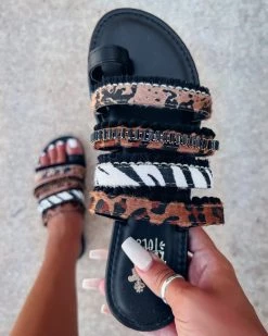 Bar T Boutique LLC Lively Boho Sandals - Safari