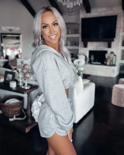 Bar T Boutique What's New! Hustle Set - Heather Grey