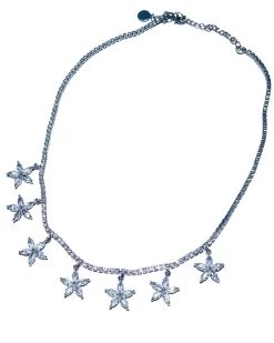 Bar T Boutique Accessories Multi Star Crystal Necklace