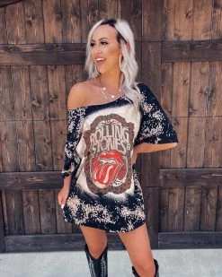Bar T Boutique What's New! Rolling Stones T-Shirt Dress
