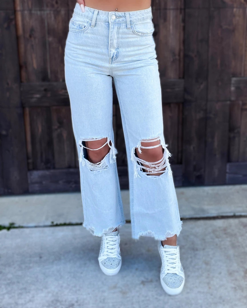 Bar T Boutique What's New! Brylee Distressed Crop Jeans 2 Bar T Boutique What's New! Brylee Distressed Crop Jeans