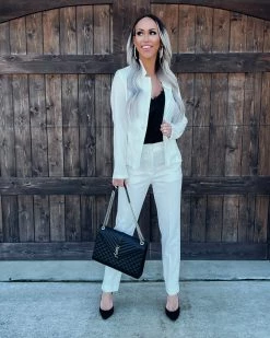 Bar T Boutique Suite Life Blazer - Ivory What's New!
