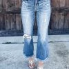 Bar T Boutique LLC Kirsten Frayed Crop Jeans What's New!