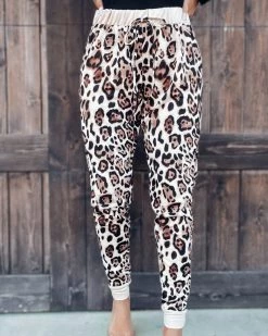 Bar T Boutique Bottoms Leopard Joggers