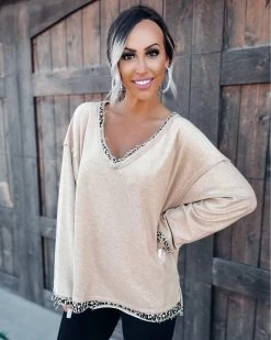 Bar T Boutique Tops Flip It & Reverse It Leopard Top