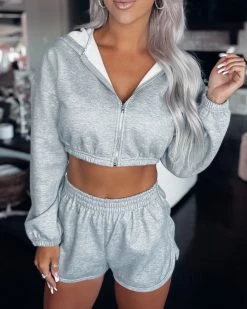Bar T Boutique What's New! Hustle Set - Heather Grey