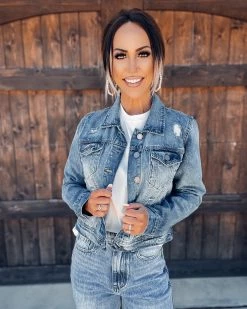 Bar T Boutique LLC Wifey Denim Jacket