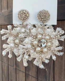 Bar T Boutique Snowflake Earrings What's New!