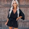 Bar T Boutique LLC Take A Break Romper - Black