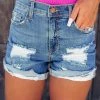 Bar T Boutique LLC What's New! Zoe Cuffed Distressed Shorts