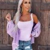 Bar T Boutique Indi Square Neck Tank - Lilac
