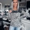 Bar T Boutique Always Ready Leopard Lace Top