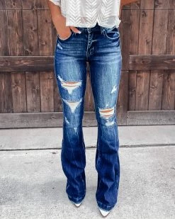 Bar T Boutique Montana Flare Jeans - Dark