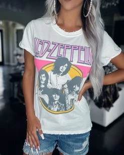 Bar T Boutique LLC Led Zepplin Band Tee