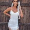 Bar T Boutique LLC A Night To Remember Rhinestone Dress - White