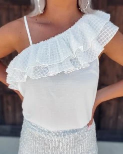 Bar T Boutique Hallee One Shoulder Top Tops 5 Bar T Boutique Hallee One Shoulder Top Tops